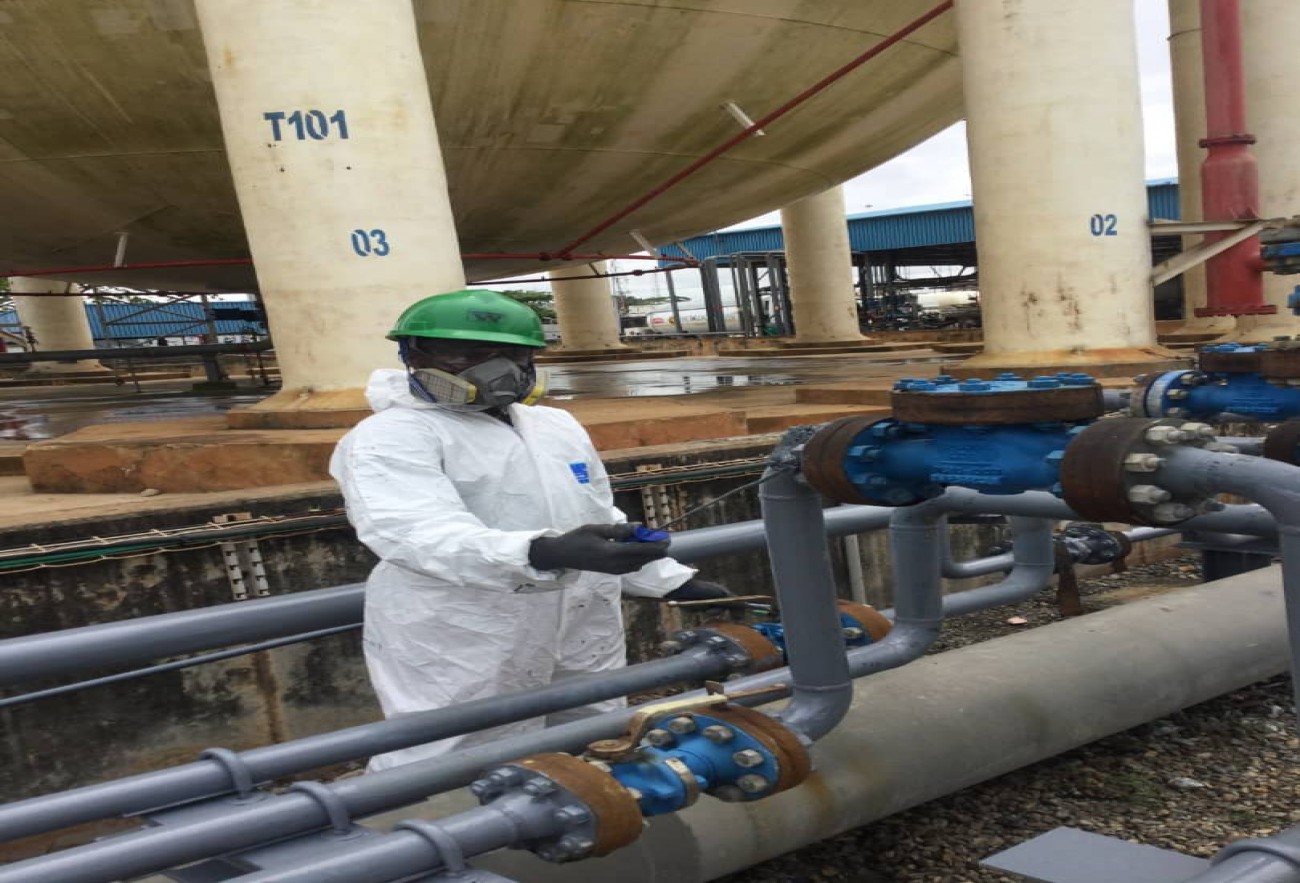Corrosion Control On Facilities  (Blasting & Painting)